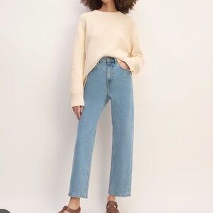 Everlane Way High Jeans Light Indigo